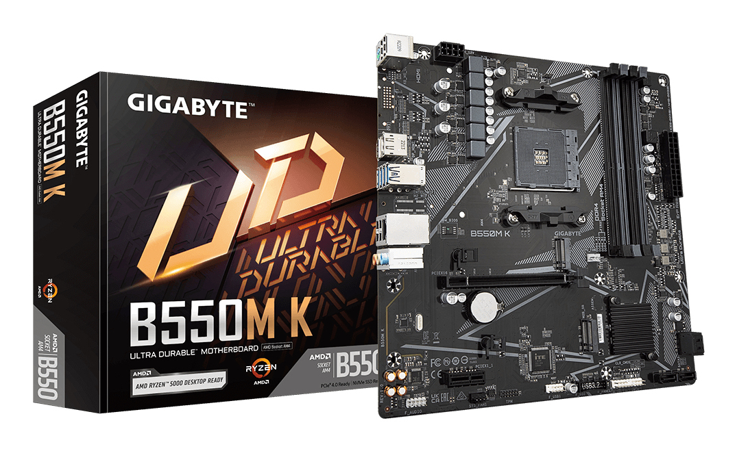 Gigabyte B550M K - vue 3