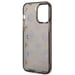 Guess Coque Peony Glitter pour Apple iPhone 14 Pro Max - Noir