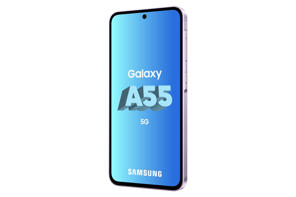 Galaxy A55 (5G) 128 Go, Lilas, Débloqué