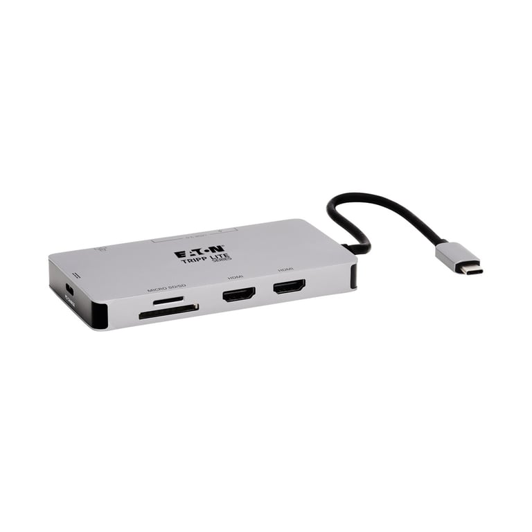 Tripp Lite U442-Dock8G-Gg Station D'Accueil Avec Fil Usb 3.2 Gen 1 (3.1 Gen 1) Type-C Noir, Gris - Excellent État