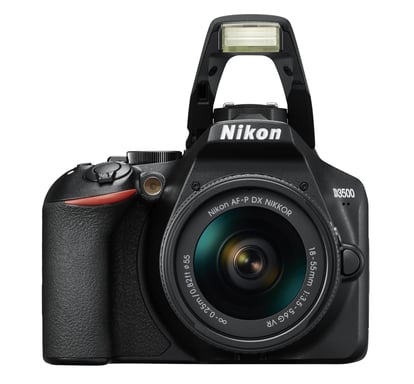 Nikon D3500 + AF-P DX 18-55 mm f/3.5-5.G VR + AF-P DX 70-300 mm f/4.5-6.3G Ed VR Kit fotocamera SLR 24,2 MP CMOS 6000 x 4000 pixel Nero