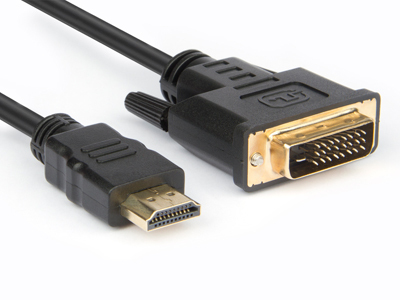 Hamlet XVCHDM-DV18 adaptador de cable de vídeo 1,8 m HDMI tipo A (Estándar) DVI-D Negro