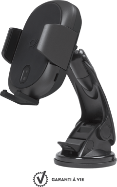 Support voiture détecteur + charge induction 10-7.5W Garanti à vie avec chargeur Gris Force Power