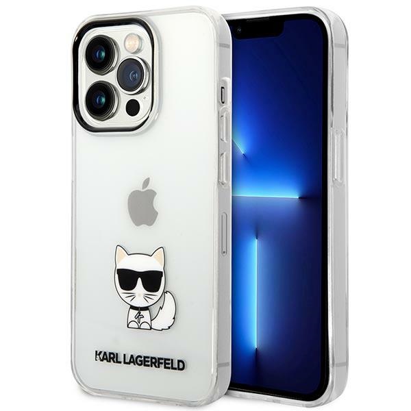 Karl Lagerfeld Étui pour iPhone 14 Pro 6.1 transparent Choupette