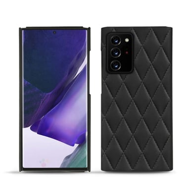 Coque cuir Samsung Galaxy Note20 Ultra -  - Noir - Cuir lisse couture