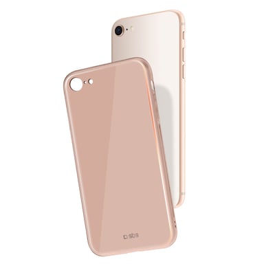 SBS TECOVVITROIP7P Cover protettiva per telefoni cellulari 11,9 cm (4.7'') Cover Rosa Apple iPhone 6 Apple iPhone 6s Apple iPhone 7 Apple iPhone 8