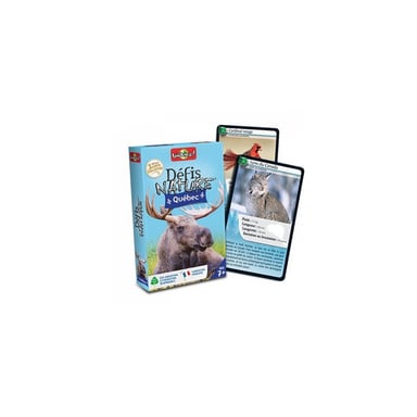 Jeu de cartes Défis Nature Québec - Explorez la faune du Québec