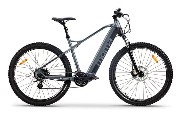 Moma BIE29MTRMG20 bicicleta eléctrica Gris Aluminio L 73,7 cm (29'') Litio