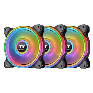 Thermaltake Riing Quad 12 RGB Ventola per PC 12 cm Nero
