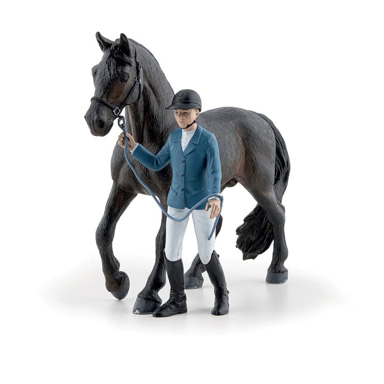 Figurine Pénélope et Blacky Papo - Un Voyage Équestre Éblouissant - Neuf