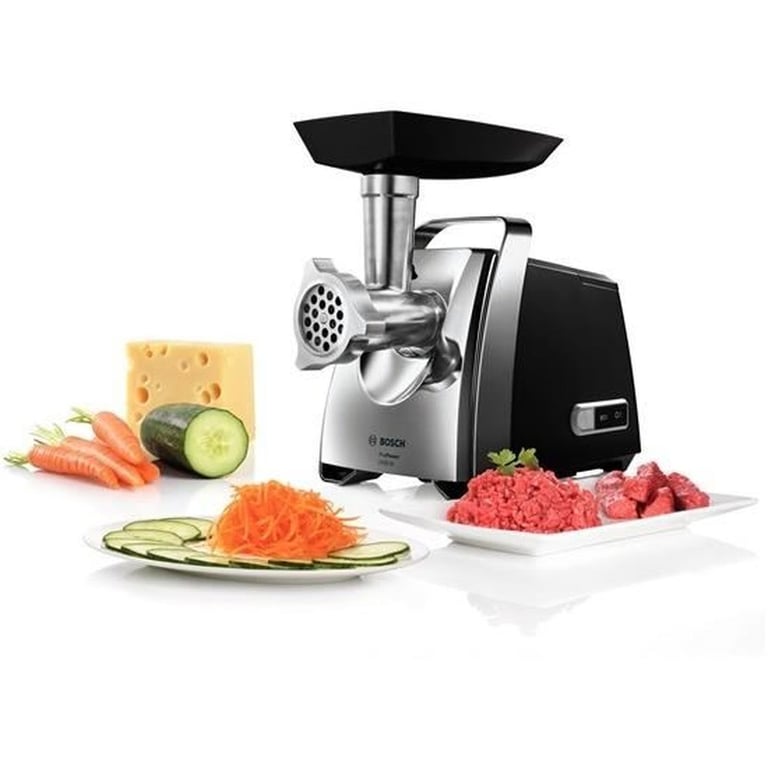 Hachoir à Viande Bosch MFW67440 – 2000W 3,5kg/min Inox Noir - vue 5
