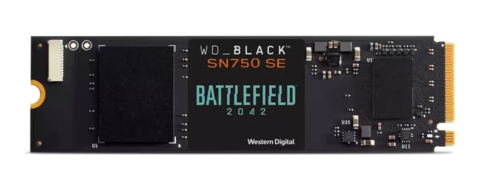 Western Digital Black SN750 SE 500 Go M.2 PCI Express 4.0 NVMe