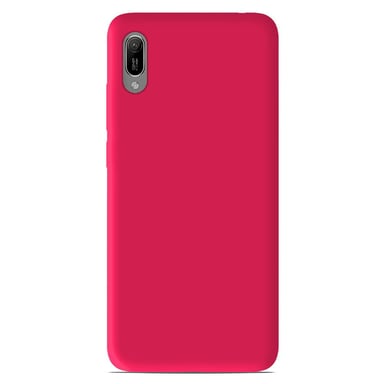 Coque silicone unie Mat Rose compatible Huawei Y6 2019