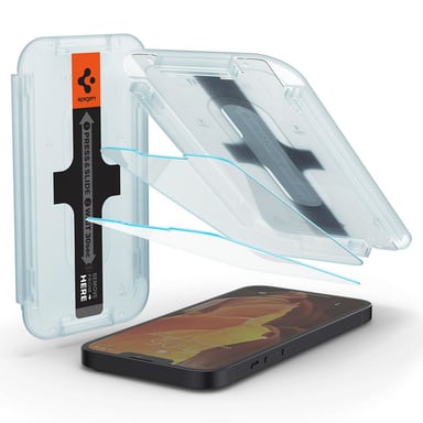 Spigen AGL03396 protector de pantalla o trasero para teléfono móvil Apple 2 pieza(s)