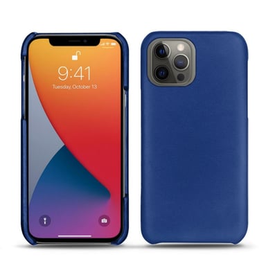 Apple iPhone 13 Pro Funda de piel - Tapa trasera - Azul - Piel lisa