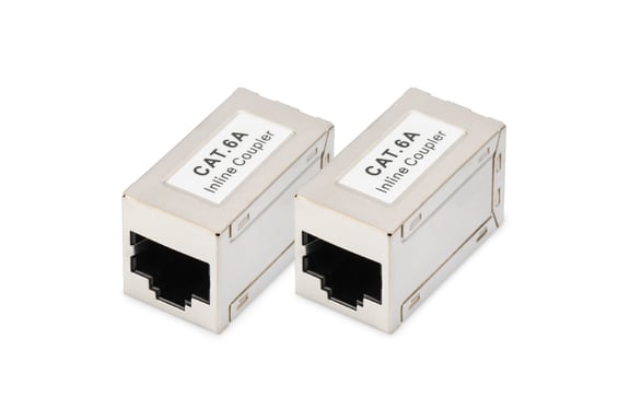 Digitus Acoplador modular CAT 6A, apantallado - 2 unidades