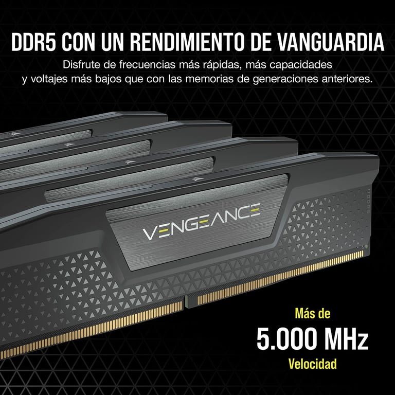 Corsair Vengeance CMK64GX5M2B6000C30 module de mémoire 64 Go 2 x 32 Go DDR5 - Neuf