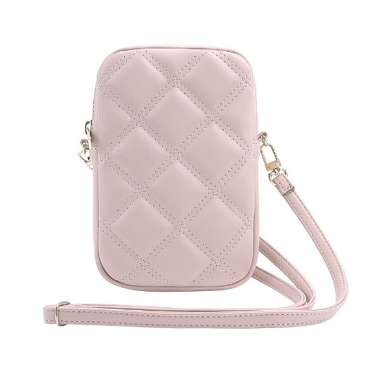 Pochette Universelle pour Téléphone Matelassée avec Bandoulière et Logo 4G Guess - vue 4