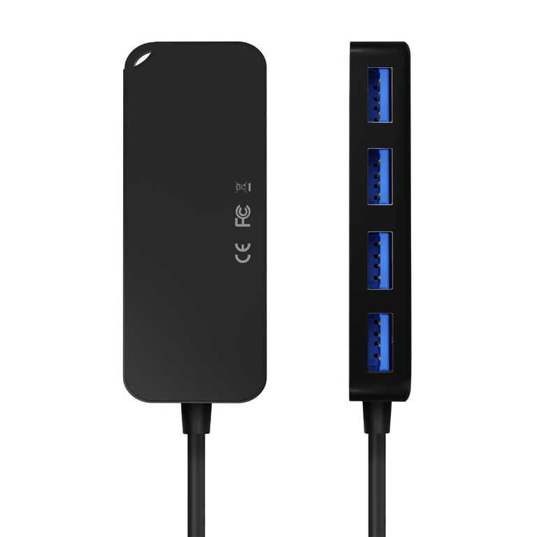 AISENS A106 0859 hub & concentrateur USB 3.2 Gen 1 3.1 Gen 1 Type A 5000 Mbit/ Neuf - vue 5