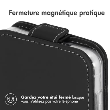 Accezz Étui à rabat pour Samsung Galaxy S21 - Noir