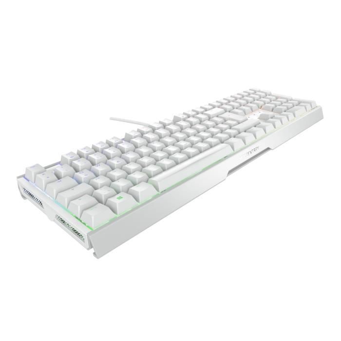 Clavier gamer filaire -  XTRFY MX 3.1 - Boîtier aluminium tendance - Blanc - Neuf