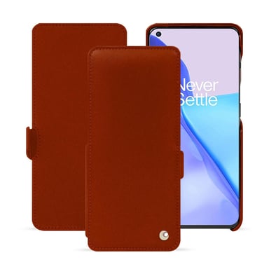 Housse cuir OnePlus 11 -  - Orange - Cuir vegan