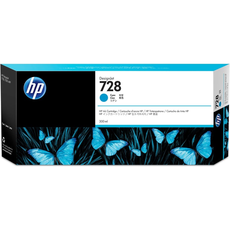 HP Cyan F9K17A - vue 4