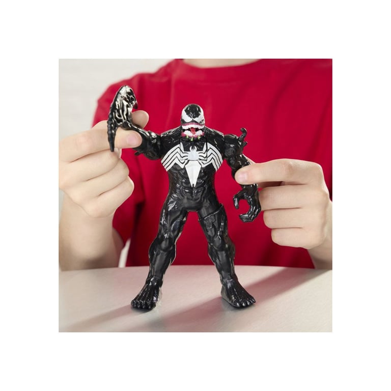 Figurine d'action électronique Hasbro Marvel Spider-Man Venom 15 cm Noir et Blanc - Neuf