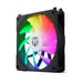 NOX EASY LINK Boitier PC Refroidisseur d'air 12 cm Noir 3 pièce(s)