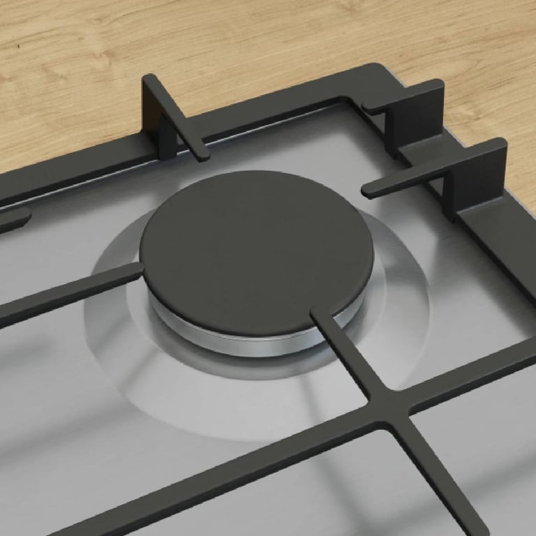 Plaque De Cuisson À Gaz Bosch PCR9A5I90 – 5 Zones, 12500 W, FlameSelect - vue 3