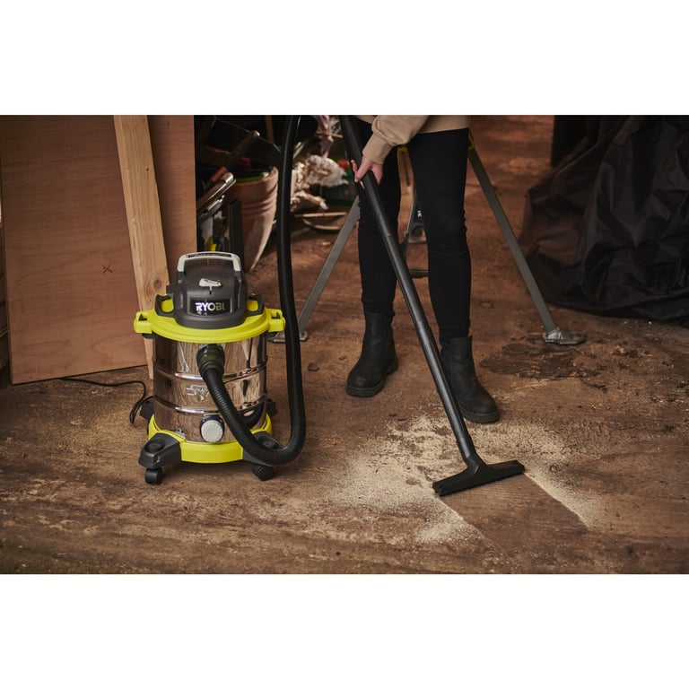 Aspirateur Eau et Poussière RYOBI RVC-1220I-G – 1250W, 20L, Vidange de Cuve - vue 5
