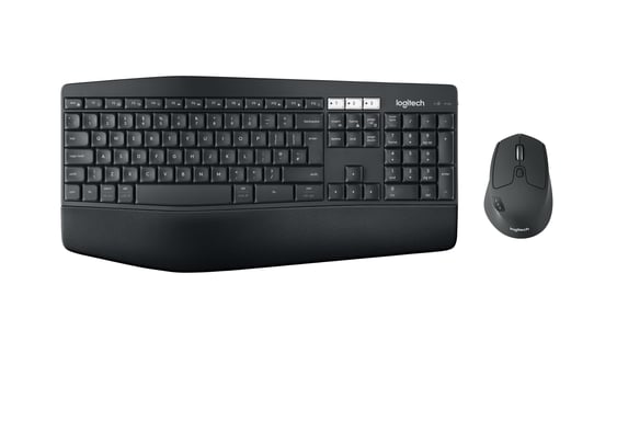 Logitech 920-008224 clavier Souris incluse Universel RF sans fil + Bluetooth QWERTY Anglais britannique Noir - Neuf