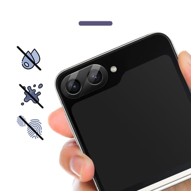 Proteggifotocamera per Samsung Z Flip6 vetro temperato antigraffio