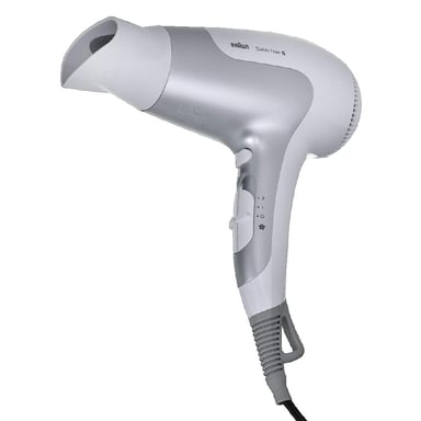 Secador de pelo Braun Satin Hair 5 HD 580 Plata Blanco