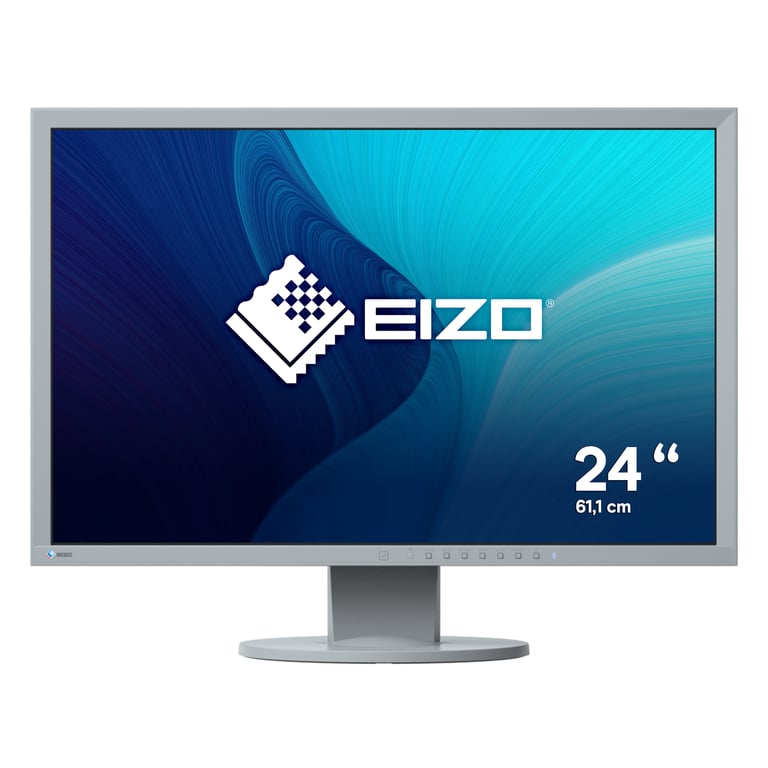 EIZO FlexScan EV2430-GY écran plat de PC 61,2 cm (24.1 ) 1920 x 1200 pixels WUXGA LED Gris - Excellent état Comme neuf - Eizo reconditionné disponible sur Pixmania