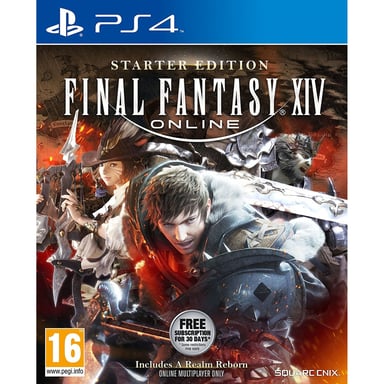 PLAION Final Fantasy XIV Starter Edition, PS4 Pacchetto di avvio Italiano PlayStation 4