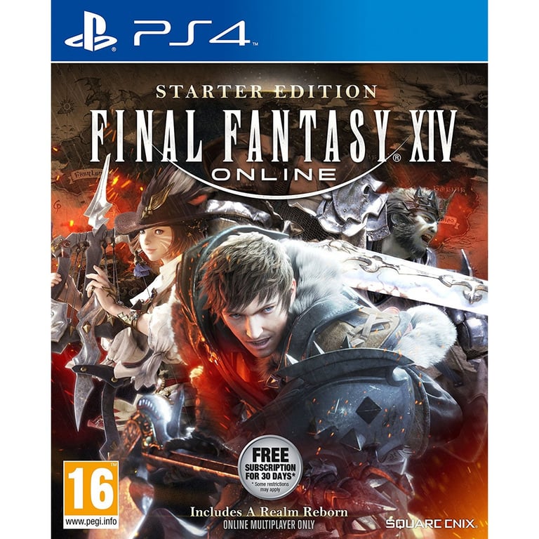 Final Fantasy XIV Starter Edition Pack de démarrage Italien PS4 - vue 2