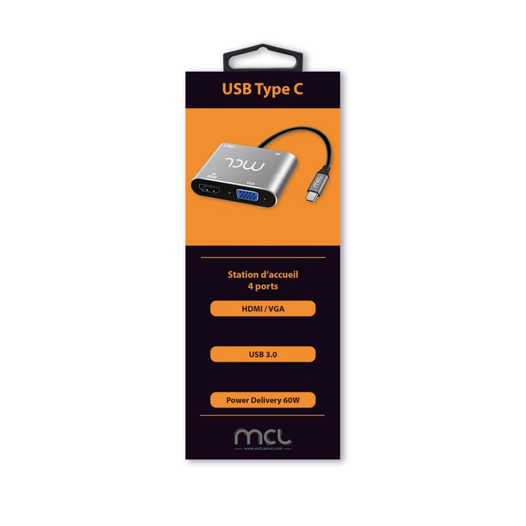MCL MD1B99AU3CHVUDP station d'accueil USB 3.2 Gen 1 3.1 Gen 1 Type C Neuf - vue 3