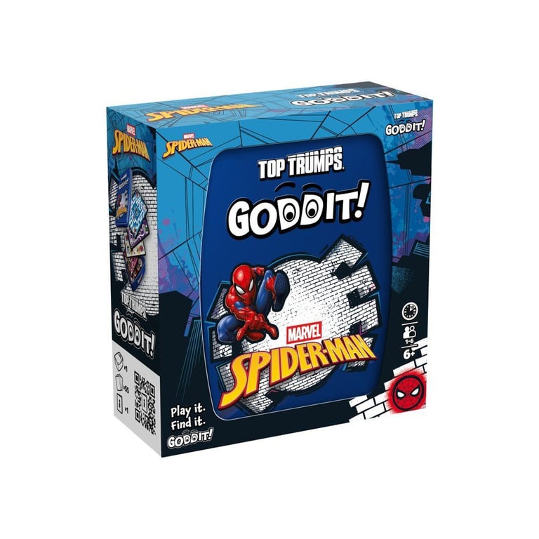 Jeu de cartes GODDIT! Spider-Man WINNING MOVES Réflexes et logique Bleu - Neuf