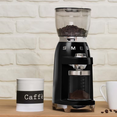 Smeg CGF11BLEU molinillo de café 150 W Negro, Transparente