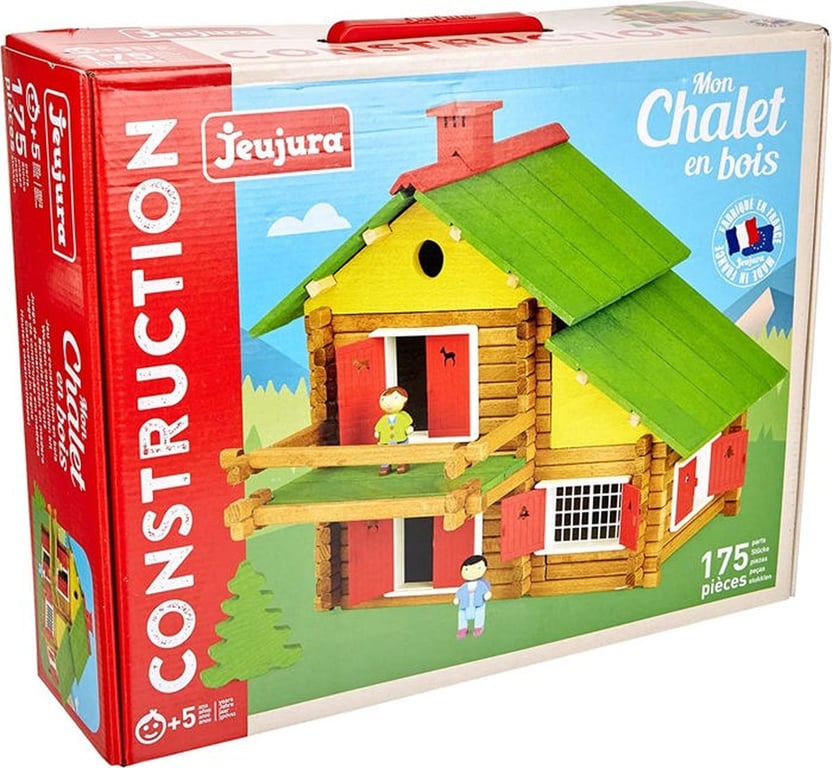 Jeujura Construction en bois Mon Chalet en Bois 175 pièces - vue 4