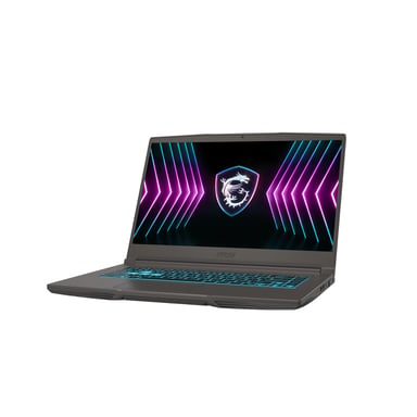MSI Thin 15 B2RVE-3095FR Intel® Core™ i5 i5-12450H Portátil 39,6 cm (15.6'') Full HD 16 GB DDR4-SDRAM 512 GB SSD NVIDIA GeForce RTX 4050 Wi-Fi 6E (802.11ax) Windows 11 Home Gris