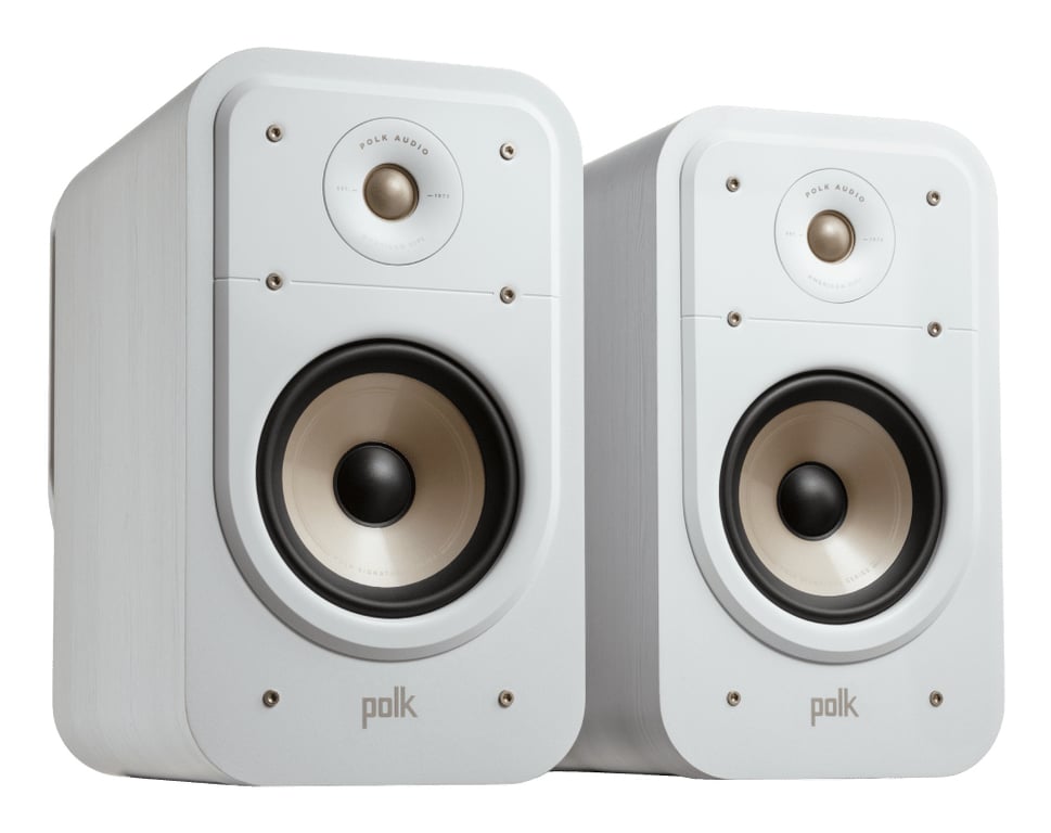 Polk Signature Elite ES20 Paire d'enceintes bibliothèque Hi Fi blanches