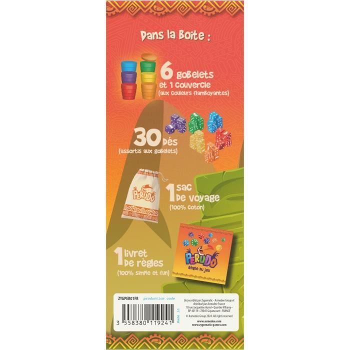 Jeu De Société Perudo Asmodee La Boite - vue 4