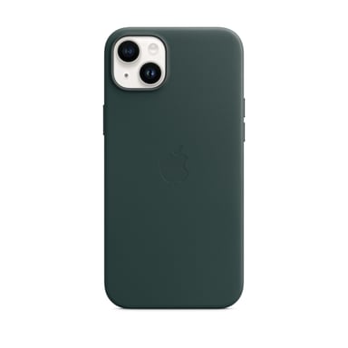 Custodia in pelle con MagSafe per iPhone 14 Plus Verde