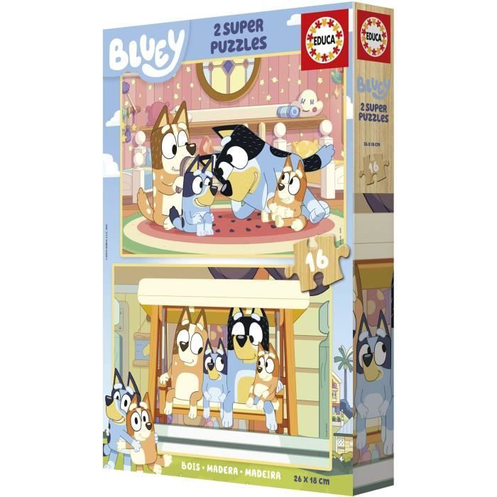 Puzzle EDUCA Bluey 2 x 16 pièces Pour enfants à partir de - vue 2