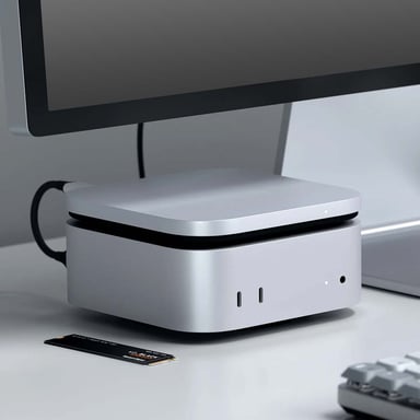 Satechi Carcasa Externa para SSD M.2 NVMe USB4 Pro 3840MB/s Ultra Fina Gris
