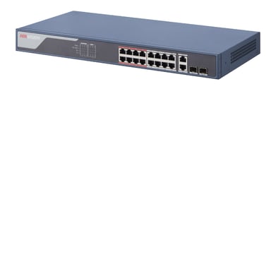 Hikvision DS-3E1318P-SI switch Gestionado L2 Gigabit Ethernet (10/100/1000) Energía sobre Ethernet (PoE) Negro