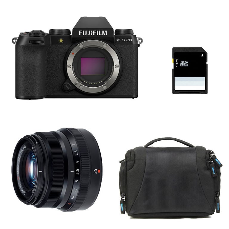 Appareil Photo Mirrorless Fujifilm X-S20 26.1MP + 35mm F2 WR – Sac et Carte SD 8 Go - vue 3
