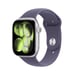 Apple Watch Series 11 GPS + Cellular 46mm Boitier en Aluminium Argent avec Bracelet Sport Brume Violette - S/M